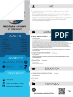 3d Artist New CV