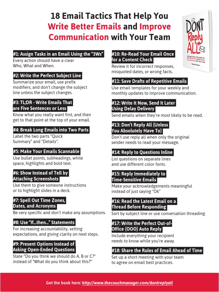 Dont Reply All Book Cheat Sheet Pdf Pdf Communication Human