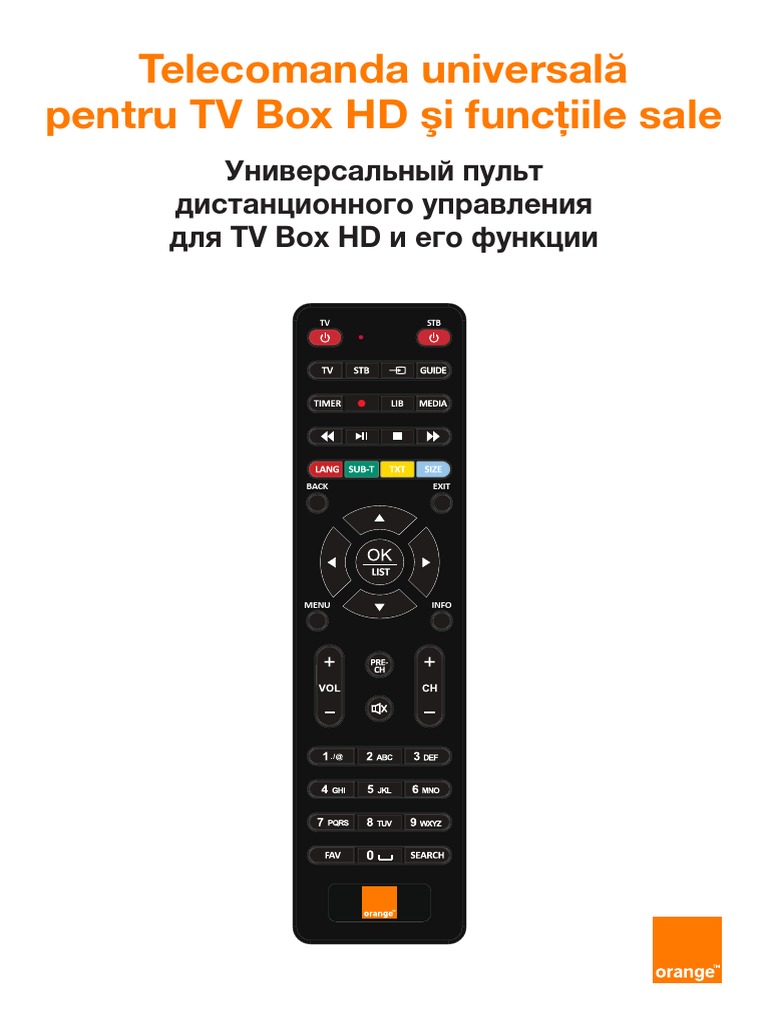 Telecomanda TV | PDF