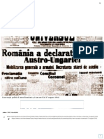 Convenţia Politică Intre România Şi Antantă (4 - 17 August 1916)