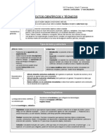 Textos científicos y técnicos características estructura lengua