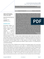 Toxic Effects of Produced Formation Water On The Growth Performance of Skeletonema Costatum