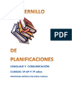 Cuadernillo de Planificaciones