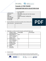 Fuel Oil Consumption Data Collection Plan Sample