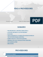 Auditorías A Proveedores Junio 2018