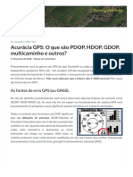 Acurácia GPS - O Que São PDOP, HDOP, GDOP, Multicaminho e Outros - Forest-GIS - O Seu Portal de Geotecnologia !