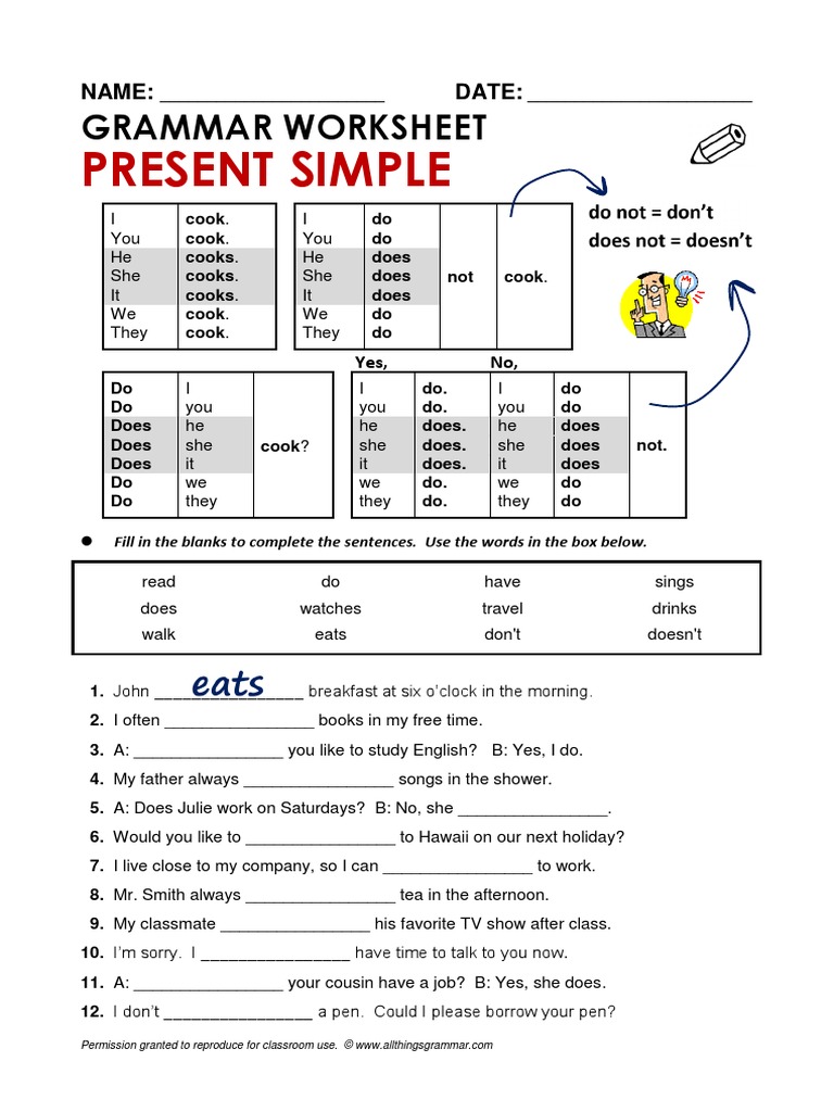 Present Simple - Final PDF | PDF