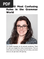 The 20 Most Confusing Rules in The Grammar World