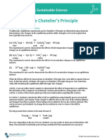 Equilibrium LeChateliers Principle