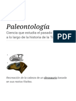 Paleontología