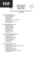 Cla Course Syllabus