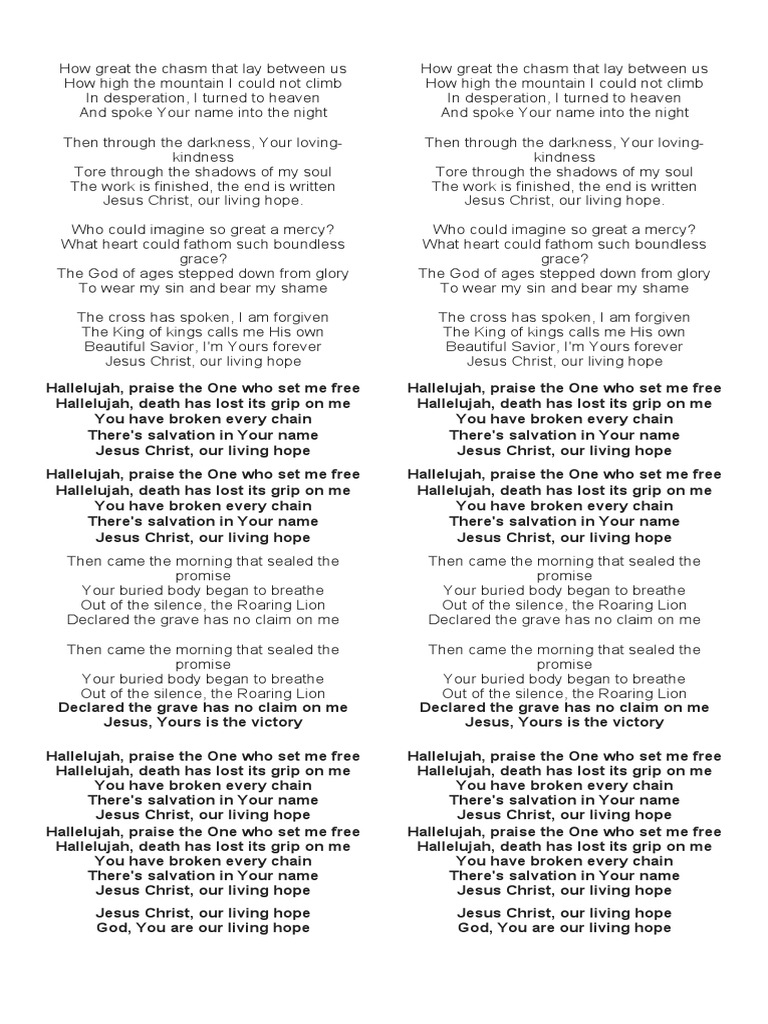 How Great The Chasm That Lay Between Us PDF Grace