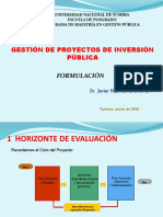 FORMULACIÓN GESTION PUBLICA