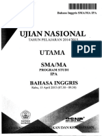 Naskah Soal UN Bahasa Inggris SMA IPA 2015 Paket 1.pdf