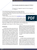 Thalidomide combined with low-dose glucocorticoid in the treatment of COVID-19