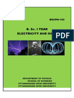  Electricity and Magnetism