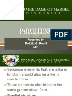 Parallel Structure Guide