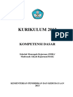 Ki - KD Kurikulum SMK 2013