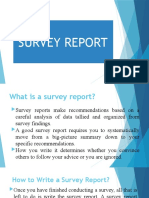 Writing A Formal Report and Survey Repor