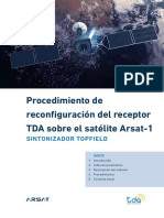 Reconfigurar receptor TDA a satélite Arsat-1