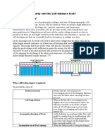 How to Carry Out Cell Balancing Test to Equalize Battery Voltages and Maximize Capacity