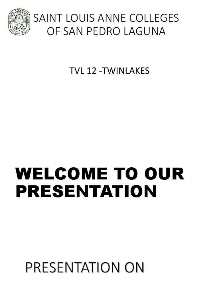 Saint Louis Anne Colleges of San Pedro Laguna PDF Umami Psychology