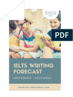 IELTS Writing Forecast Sep Dec 2017 