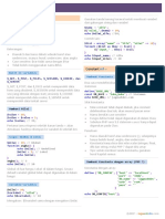 Cheat Sheet PHP Variable Dan Constant PDF