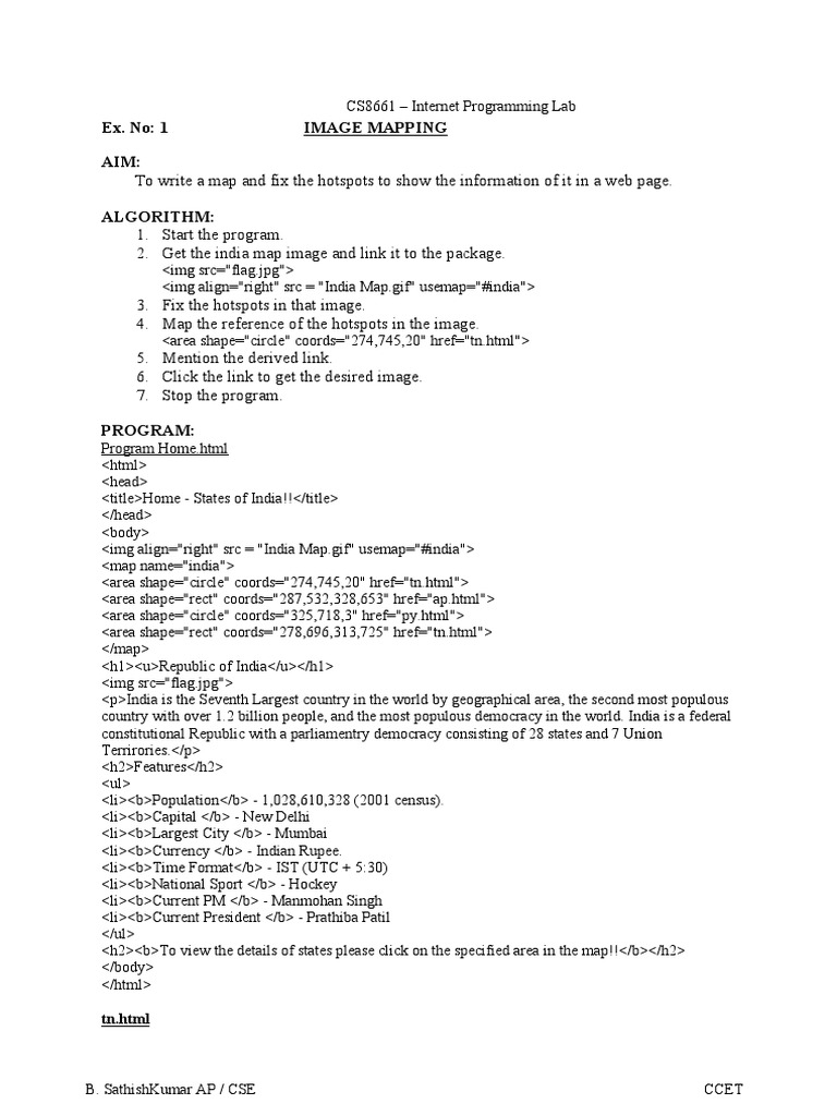 Image Mapping in Web Development | PDF | Java Servlet | File Transfer ...