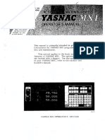 Yasnac MX1 Operators Manual TOE-C843!7!30