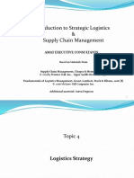 Topic 4 - Strategic Logistics Planning