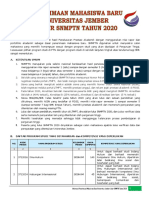 SNMPTN 2020 Di Web UNEJ