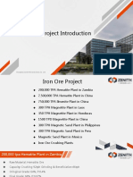 Zenith Iron Ore Project Introduction New - Opt