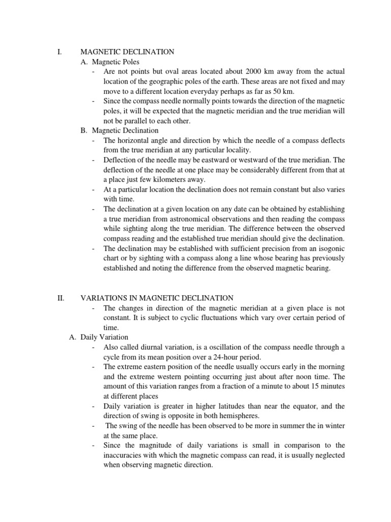 Declination PDF Compass