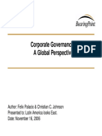 Corporate Governance - A Global Perspective PDF