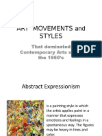 ART MOVEMENTS and STYLES