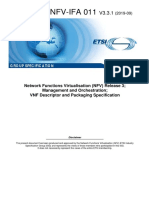 NFV-IFA 011v3.3.1 - GS - VNF Packaging - Spec