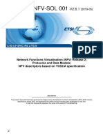 NFV-SOL 001v2.6.1 - GS - TOSCA-based NFV Descriptors Spec PDF