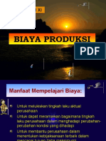 Pertemuan XI- Biaya Produksi