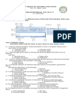 2nd Dept Test in ICT9