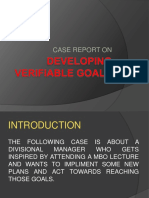 Developing Verifiable Goals