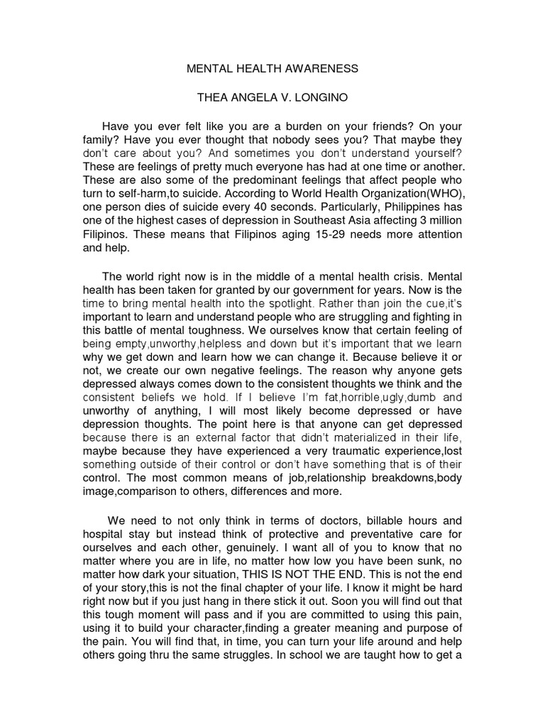 mental-health-awareness-speech-pdf-mental-health-suicide