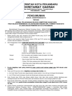 Pengumuman Jadwal SKD Tahun 2020 PDF