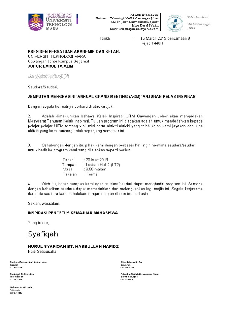 Surat Jemputan Menghadiri Program Laman Web Puspanita Negeri Selangor Persatuan Suri Anggota Wanita Perkhidmatan Awam Malaysia Cawangan Selangor Page 8 Surat Jemputan Dalam Versi Pdf Boleh Download Disini Yut821s