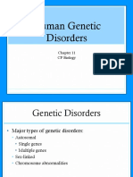 Human Genetic Disorders PowerPoint