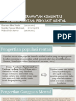 Askep Komunitas Penyakit Mental