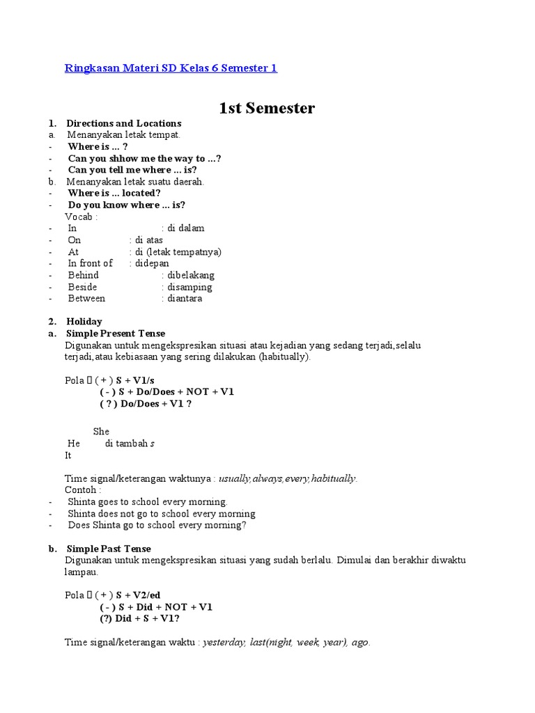 Ringkasan Materi TKA Bahasa Indonesia Kelas 6 SD, Mengenali Kosakata Umum dan Khusus