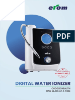 Erom Digital Water Ionizer Brochure