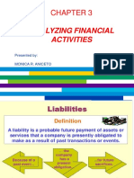 Chapter 3 Analyzing Financial Activities