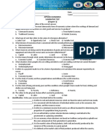 Summative Economics Test Review